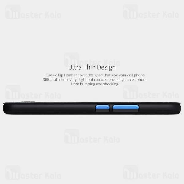 کیف چرمی نیلکین شیائومی Xiaomi Mi 10 Lite Nillkin Qin Leather Case