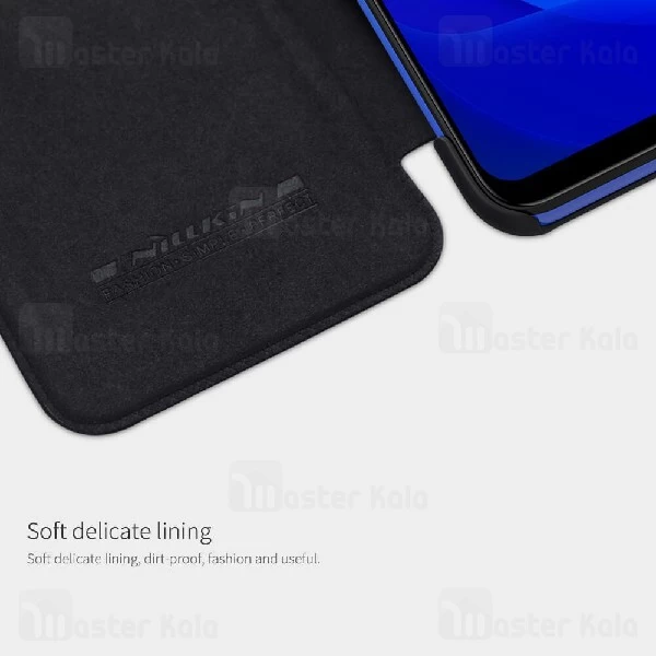کیف چرمی نیلکین شیائومی Xiaomi Mi 10 Lite Nillkin Qin Leather Case