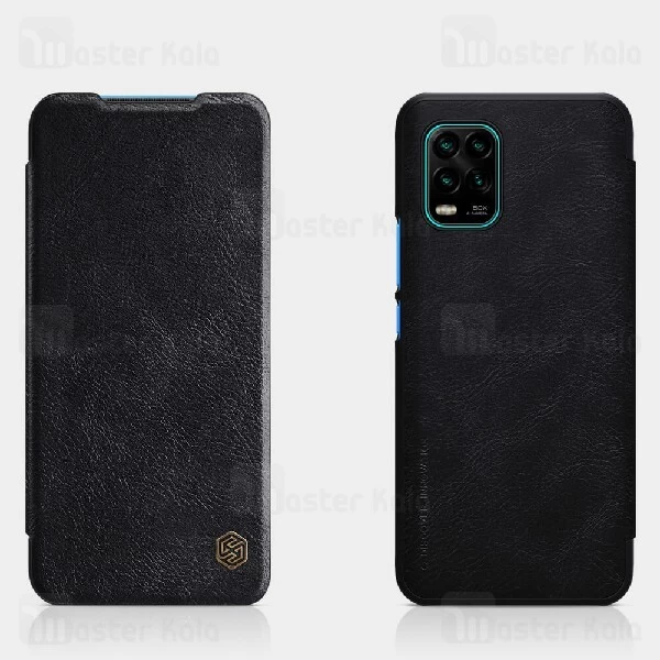 کیف چرمی نیلکین شیائومی Xiaomi Mi 10 Lite Nillkin Qin Leather Case