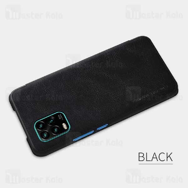 کیف چرمی نیلکین شیائومی Xiaomi Mi 10 Lite Nillkin Qin Leather Case