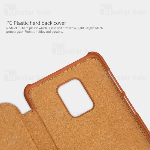 کیف چرمی نیلکین شیائومی Xiaomi Redmi Note 9s / Note 9 Pro / Note 9 Pro Max Nillkin Qin Leather Case