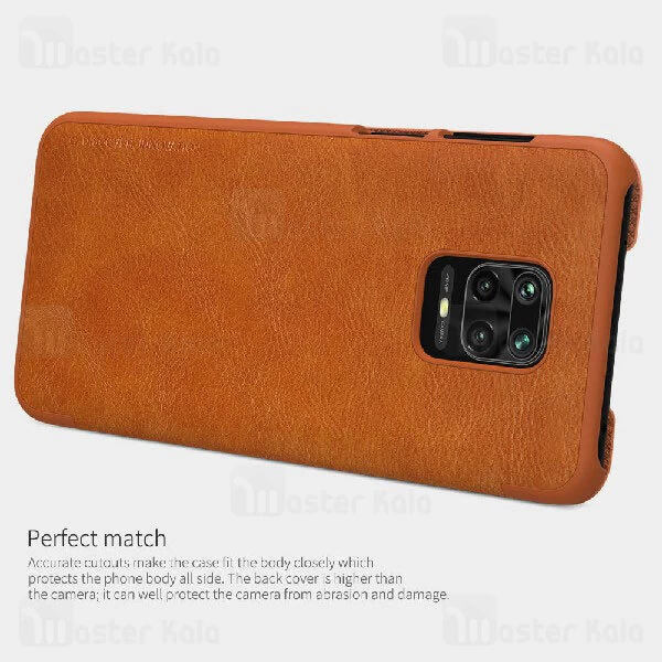 کیف چرمی نیلکین شیائومی Xiaomi Redmi Note 9s / Note 9 Pro / Note 9 Pro Max Nillkin Qin Leather Case