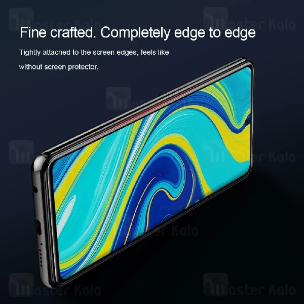 محافظ صفحه شیشه ای تمام صفحه تمام چسب نیلکین Xiaomi Redmi Note 9s / Note 9 Pro / Note 9 Pro Max XD CP+ Max