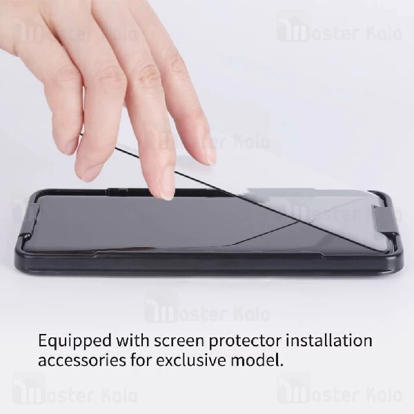 محافظ صفحه شیشه ای تمام صفحه تمام چسب نیلکین OnePlus 8 Pro Nillkin 3D DS+ Max