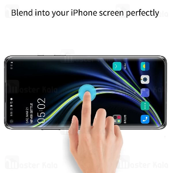 محافظ صفحه شیشه ای تمام صفحه تمام چسب نیلکین OnePlus 8 Pro Nillkin 3D DS+ Max
