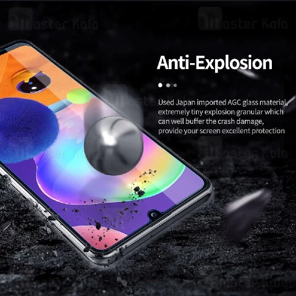محافظ صفحه شیشه ای نیلکین سامسونگ Samsung Galaxy A31 Nillkin H+ Pro + محافظ لنز