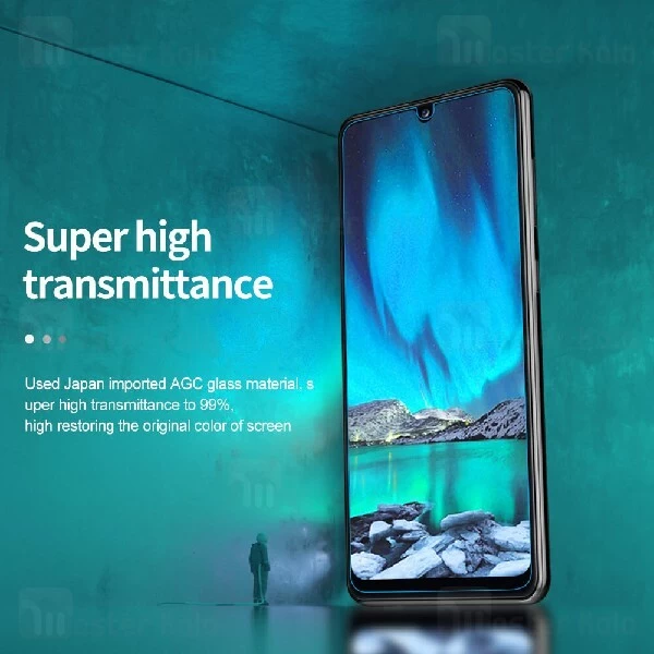 محافظ صفحه شیشه ای نیلکین سامسونگ Samsung Galaxy A31 Nillkin H+ Pro + محافظ لنز