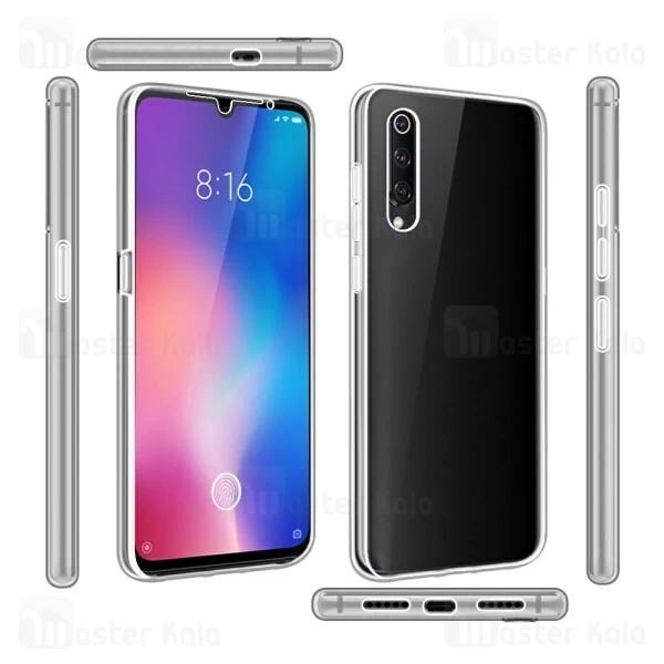 قاب شفاف Xiaomi Mi 9 Lite / Mi CC9 360 Soft Clear Case