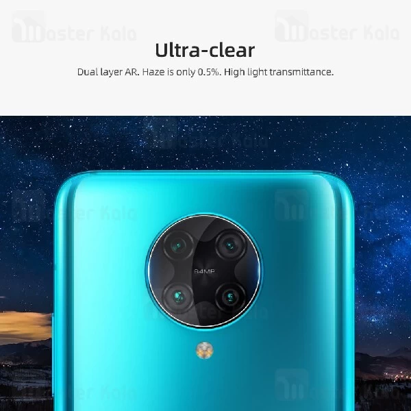 پک دوتایی محافظ لنز دوربین نیلکین Xiaomi Redmi K30 Pro / Poco F2 Pro InvisiFilm Camera Protector