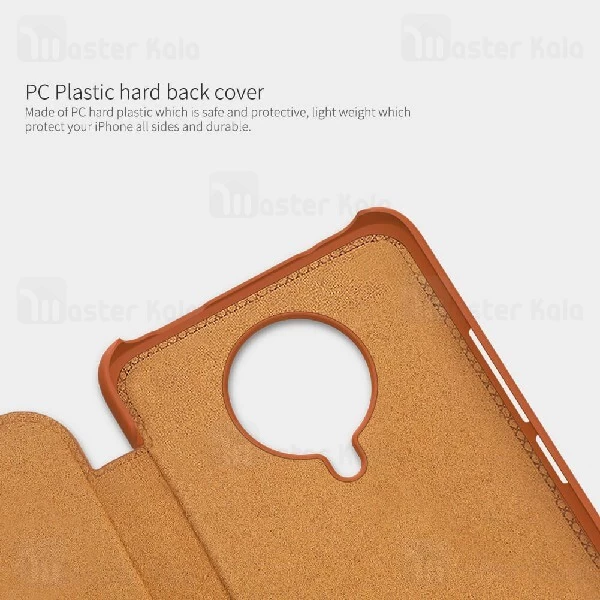 کیف چرمی نیلکین شیائومی Xiaomi Redmi K30 Pro / Poco F2 Pro Nillkin Qin Leather Case
