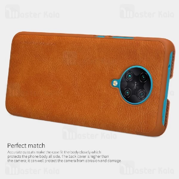 کیف چرمی نیلکین شیائومی Xiaomi Redmi K30 Pro / Poco F2 Pro Nillkin Qin Leather Case