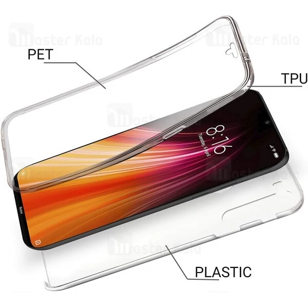 قاب شفاف 360 درجه شیائومی Xiaomi Redmi Note 8T 360 Soft Clear Case
