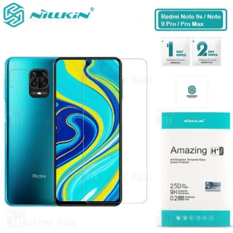 محافظ صفحه شیشه ای نیلکین شیائومی Xiaomi Redmi Note 9s / Note 9 Pro / Note 9 Pro Max Nillkin H+ Pro