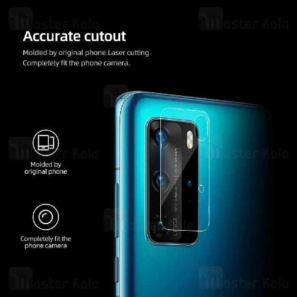 پک دوتایی محافظ لنز دوربین نیلکین Huawei P40 Pro / P40 Pro Plus InvisiFilm Camera Protector