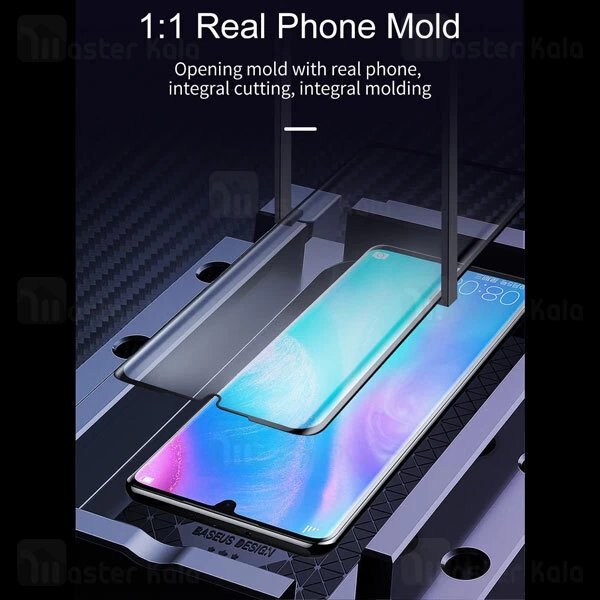 پک 2 تایی محافظ صفحه نانو تمام صفحه تمام چسب Huawei P30 Pro Baseus SGHWP30P-KR01