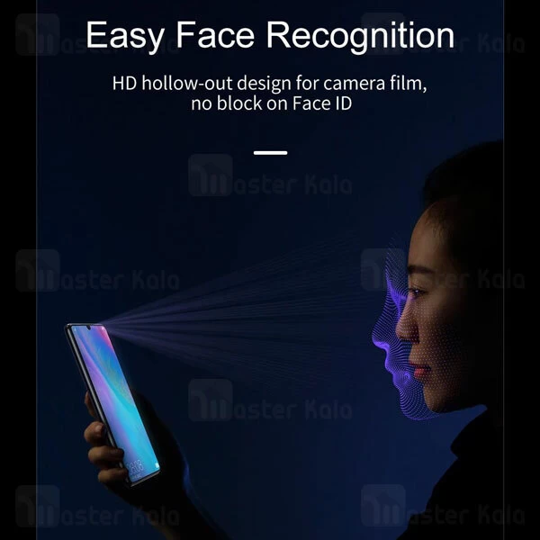 پک 2 تایی محافظ صفحه نانو تمام صفحه تمام چسب Huawei P30 Pro Baseus SGHWP30P-KR01