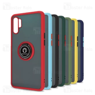قاب مات هیبریدی انگشتی Huawei P30 Pro Matte Hybrid Ring Case
