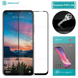 محافظ صفحه نمایش شیشه ای تمام صفحه تمام چسب Huawei P40 Lite / Nova 7i / Nova 6 SE Nillkin CP+ Pro