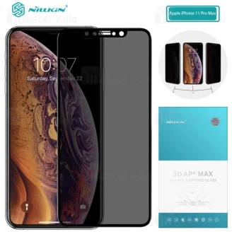 محافظ صفحه شیشه ای حریم شخصی نیلکین Apple iPhone 11 Pro Max / XS Max Nillkin 3D AP+ Max