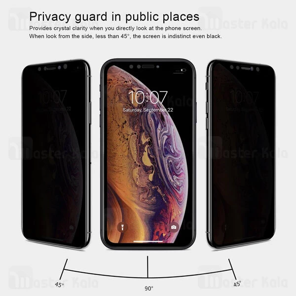 گلس نیلکین Nillkin 3D AP+ Max Privacy Glass Screen Apple iPhone 11 / XR