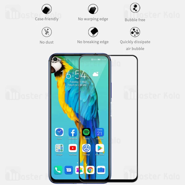 گلس تمام صفحه نیلکین Huawei Honor 20 / Nova 5T / Honor 20S Nillkin XD CP+ Max Glass