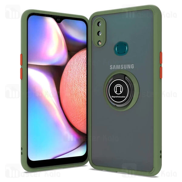 قاب محافظ Samsung Galaxy A10s / A107 Matte Hybrid Ring Case