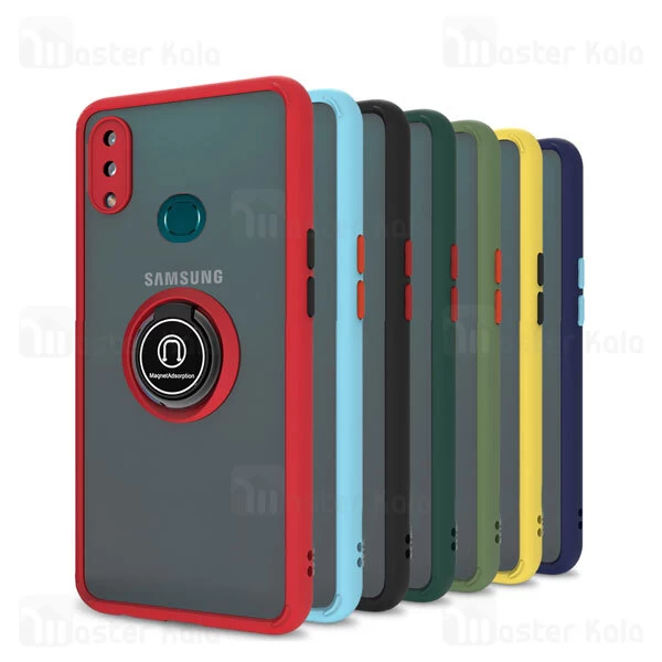 قاب محافظ Samsung Galaxy A10s / A107 Matte Hybrid Ring Case