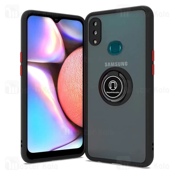 قاب محافظ Samsung Galaxy A10s / A107 Matte Hybrid Ring Case