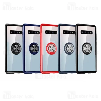 قاب مات هیبریدی انگشتی Samsung Galaxy S10 Plus Matte Hybrid Ring Case