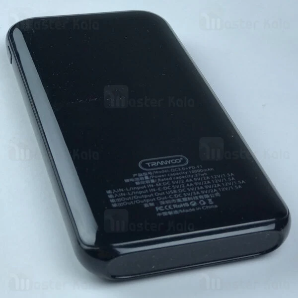 پاوربانک ترانیو Tranyoo F1 QC3.0 PD PowerBank 3A 10000mAh
