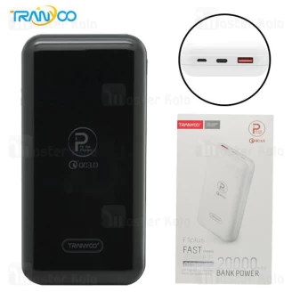 پاوربانک 20000 فست شارژ ترانیو Tranyoo F1Plus QC3.0 PD PowerBank توان 3.5 آمپر