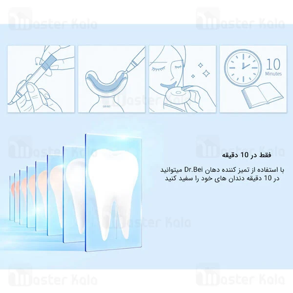 سفید کننده دندان شیائومی Xiaomi Dr.Bei W7 Ultrasonic Teeth Whitener