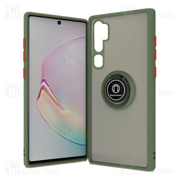 قاب مات هیبریدی انگشتی Xiaomi Mi CC9 Pro / Mi Note 10 / Note 10 Pro Matte Hybrid Ring Case