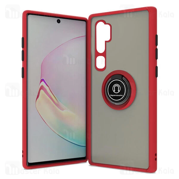 قاب مات هیبریدی انگشتی Xiaomi Mi CC9 Pro / Mi Note 10 / Note 10 Pro Matte Hybrid Ring Case