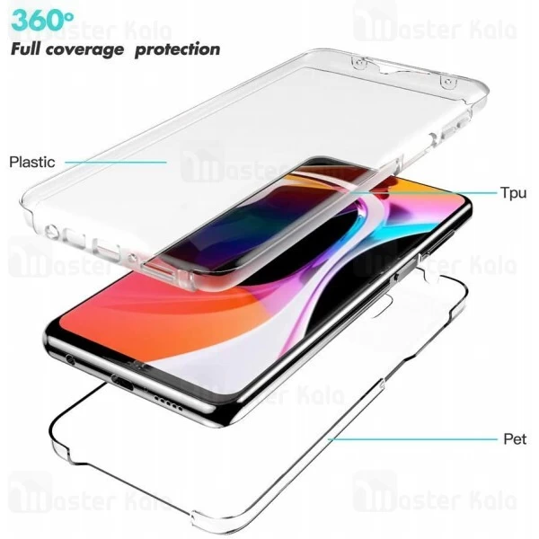 قاب شفاف Xiaomi Redmi Note 9s / Note 9 Pro / Note 9 Pro Max 360 Soft Clear Case
