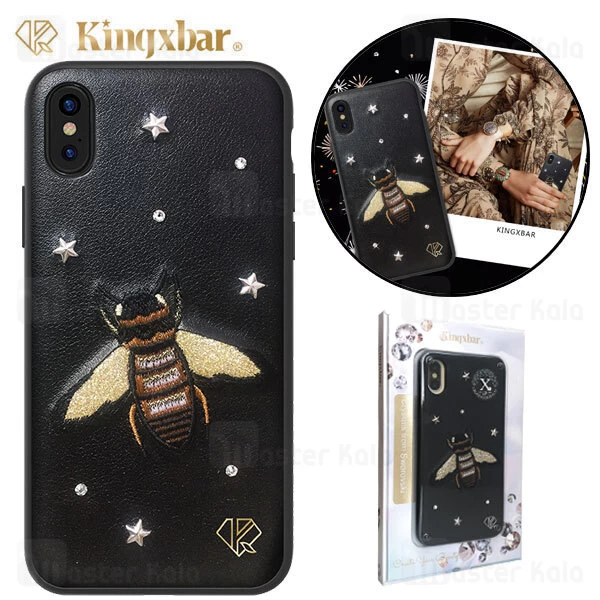 قاب فانتزی iPhone X / XS Kingxbar Swarovski Insect Series Bee