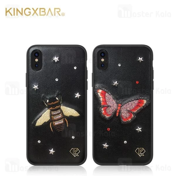قاب فانتزی iPhone X / XS Kingxbar Swarovski Insect Series Butterfly