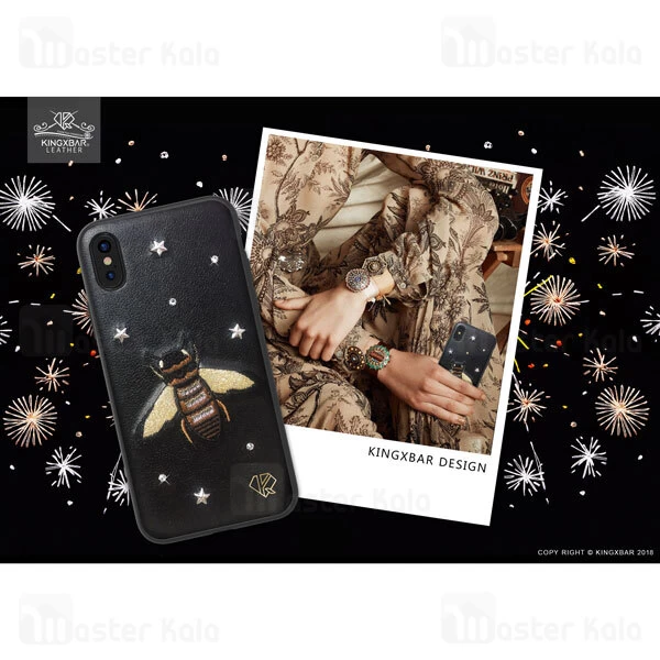 قاب فانتزی iPhone X / XS Kingxbar Swarovski Insect Series Butterfly