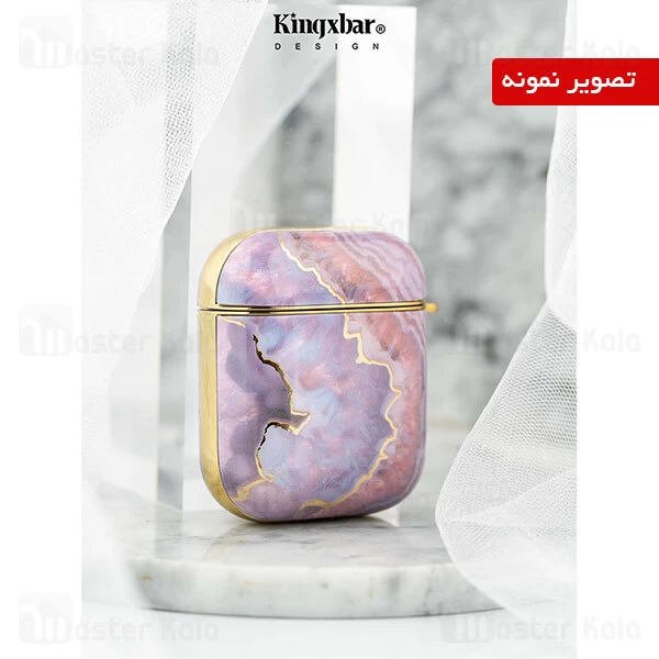 کاور محافظ ایرپاد Apple Airpods 1 / 2 Kingxbar Swarovski Marble Series StarCraft