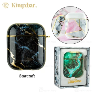 کاور محافظ ایرپاد Apple Airpods 1 / 2 Kingxbar Swarovski Marble Series StarCraft