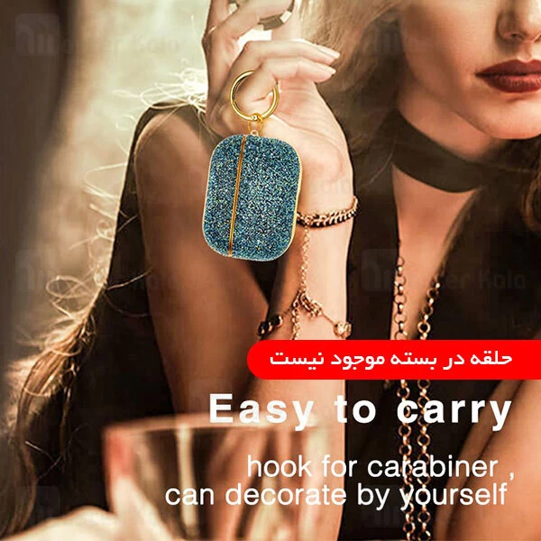 کاور ایرپاد پرو Apple AirPods Pro / Pro 2 Kingxbar Swarovski Crystal Fabric Series