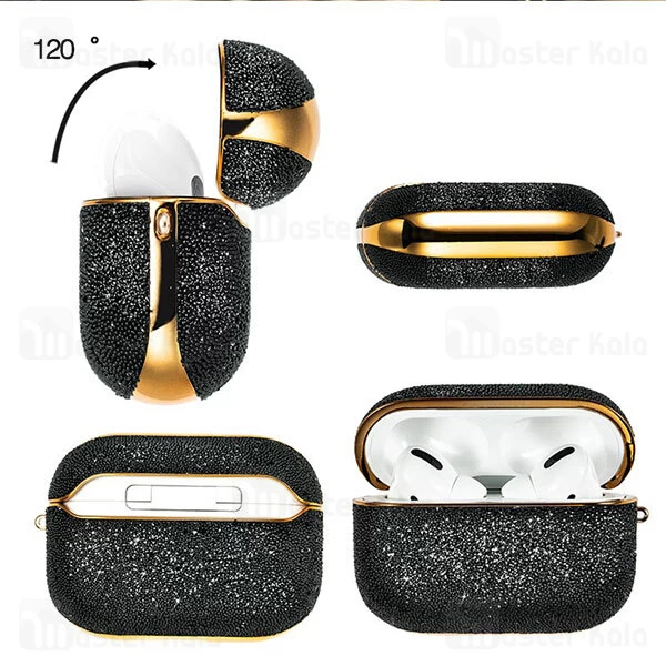 کاور ایرپاد پرو Apple AirPods Pro / Pro 2 Kingxbar Swarovski Crystal Fabric Series