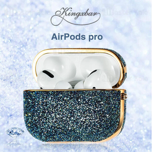 کاور ایرپاد پرو Apple AirPods Pro / Pro 2 Kingxbar Swarovski Crystal Fabric Series