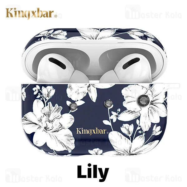 کاور ایرپاد پرو Apple Airpods Pro / Pro 2 Kingxbar Swarovski Fresh Series