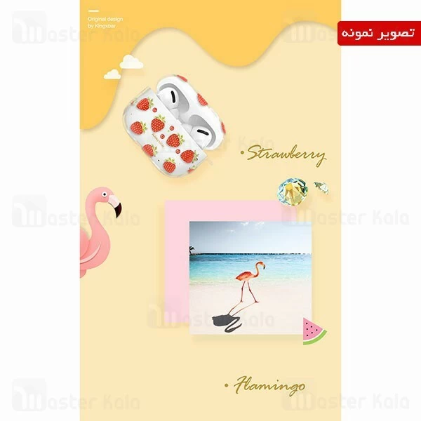 کاور ایرپاد پرو Apple Airpods Pro / Pro 2 Kingxbar Swarovski Fresh Series