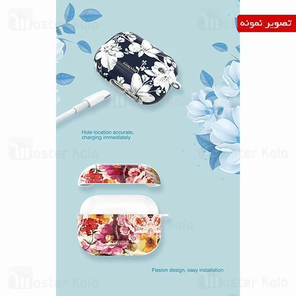 کاور ایرپاد پرو Apple Airpods Pro / Pro 2 Kingxbar Swarovski Fresh Series