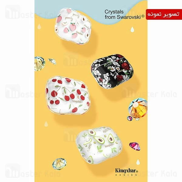کاور ایرپاد پرو Apple Airpods Pro / Pro 2 Kingxbar Swarovski Fresh Series