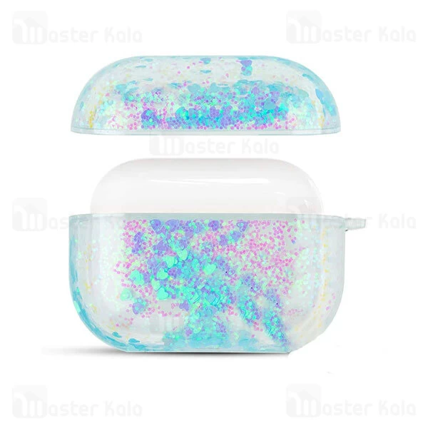 کاور آکواریومی ایرپاد Apple AirPods Pro / Pro 2 Kingxbar Swarovski Galaxy Series Aqua