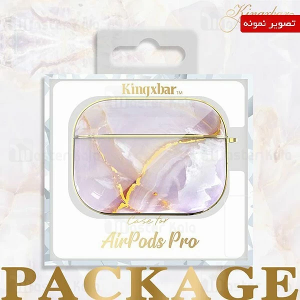 کاور ایرپاد پرو Apple AirPods Pro / Pro 2 Kingxbar Swarovski Marble Series