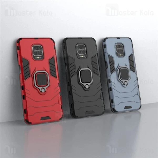 قاب Xiaomi Redmi Note 9s / Note 9 Pro / Note 9 Pro Max KEYSION ShockProof Armor Ring Holder Case